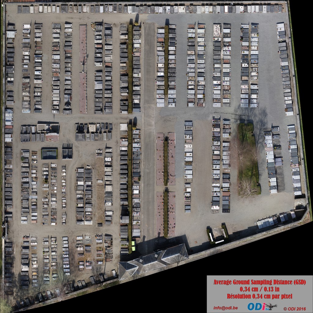 Orthophoto du cimetière de Juslenville